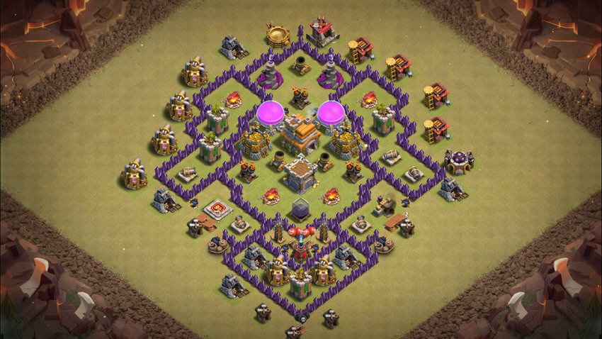 Town Hall 7 War Base layout by TReX