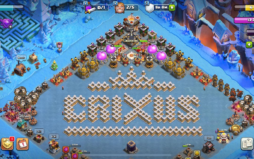 Town Hall 11 Farming Base layout by Aaquib Gaming