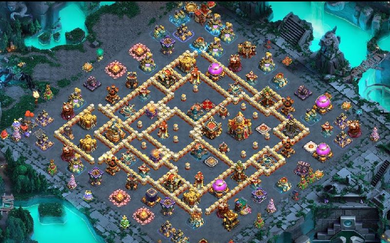 Town Hall 16 Trophy Base layout by ™ANIK_♚100