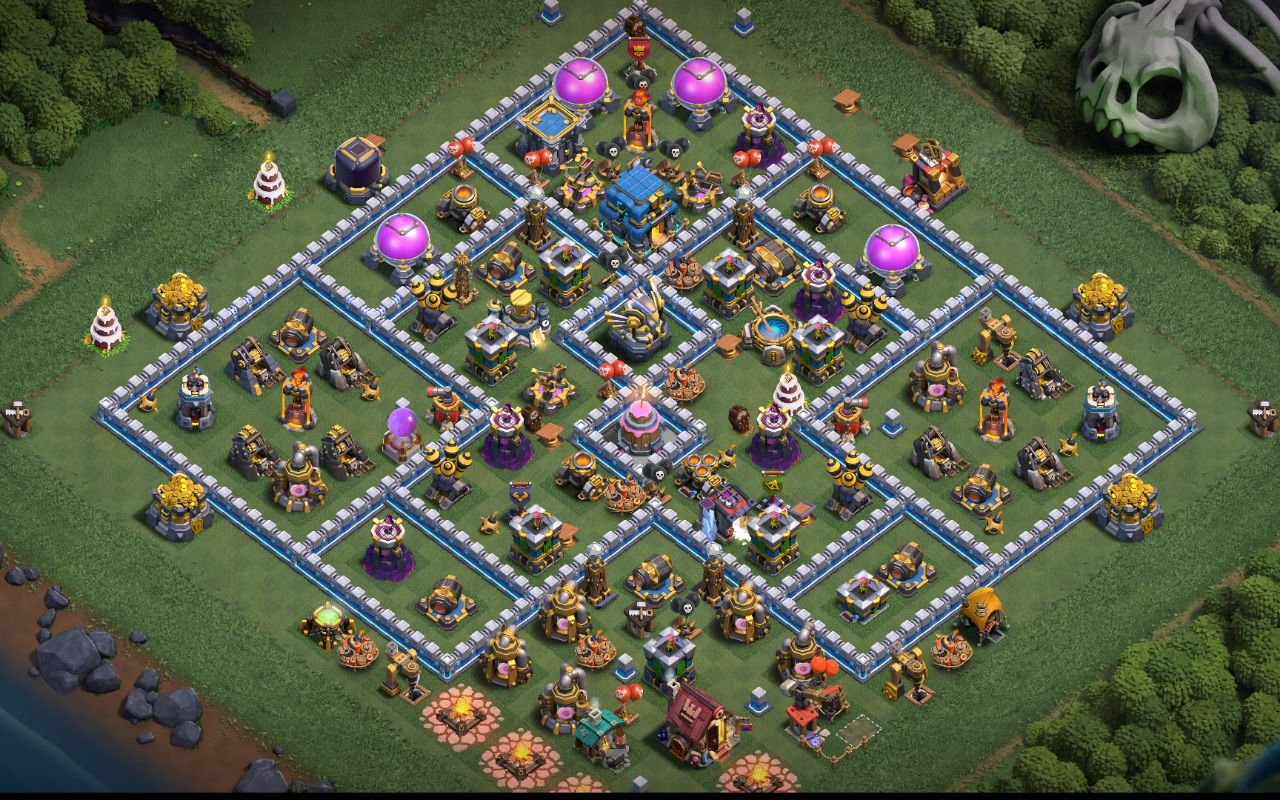 Town Hall 12 War Base layout by Epic Sparrow