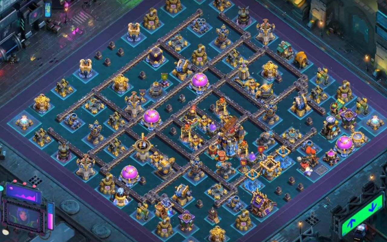 Town Hall 18 Hybrid Base layout by HERO SINA