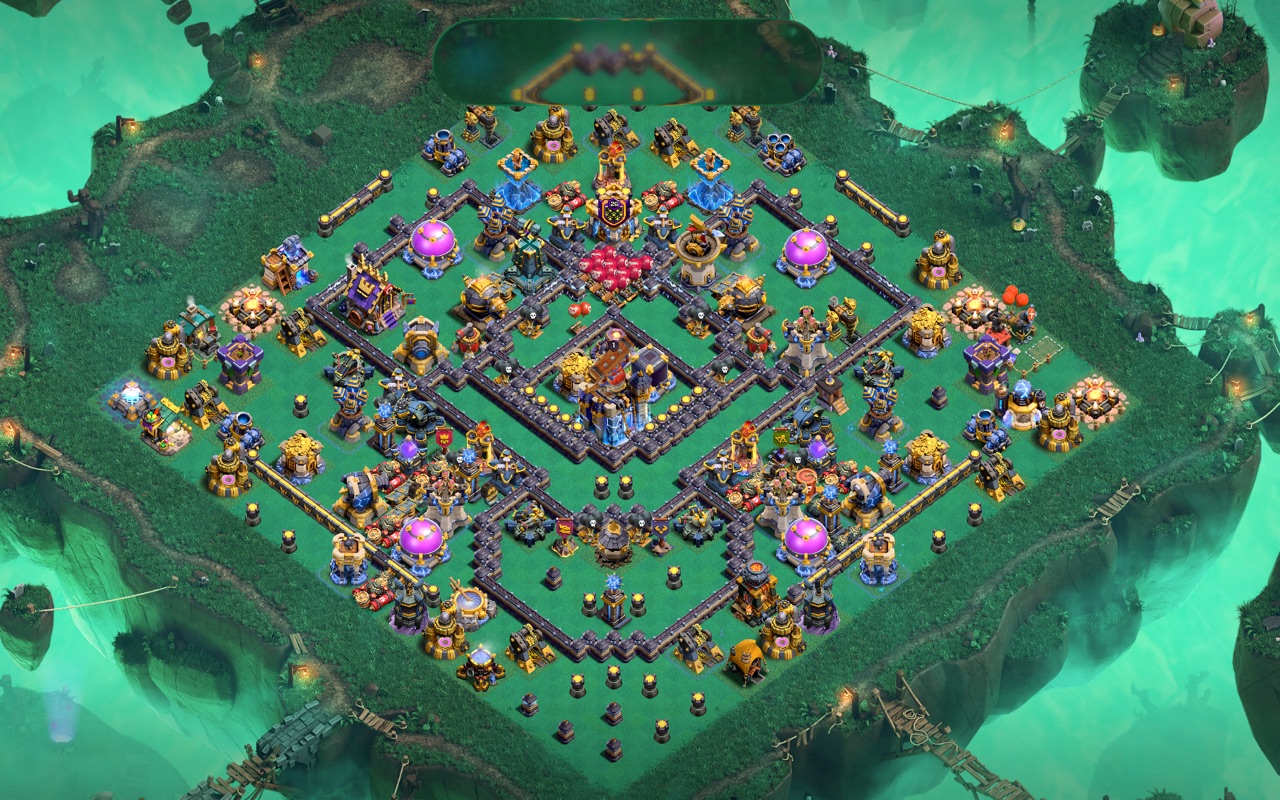 Town Hall 18 War Base layout by Kings Villa