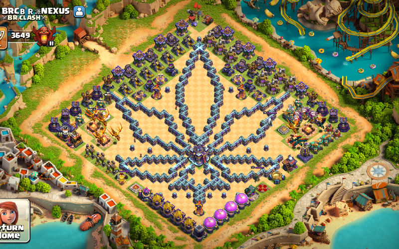 Town Hall 15 Fun Base layout by @Scarlett08
