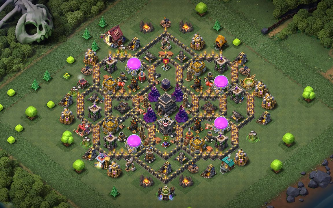 Town Hall 9 CWL Base layout by Dragon Raider