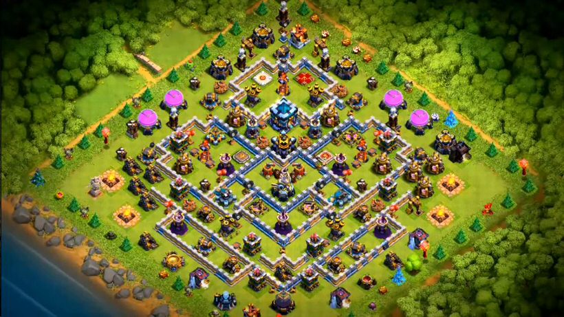 Town Hall 13 Trophy Base layout by TReX