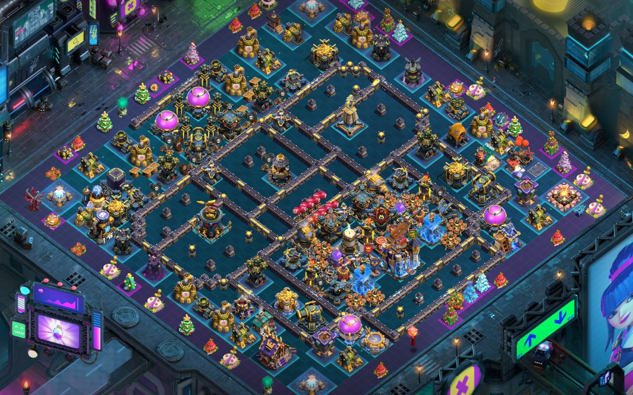 Town Hall 18 Trophy Base layout by GenSPX