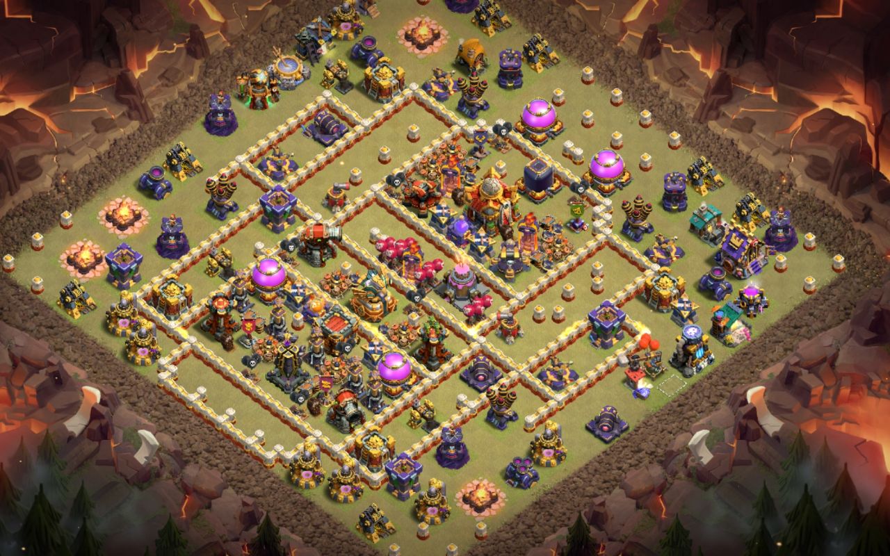 Town Hall 16 War Base layout by MAKS I AM