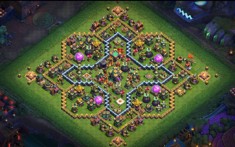 Town Hall 14 Trophy Base layout by ™ANIK_♚100