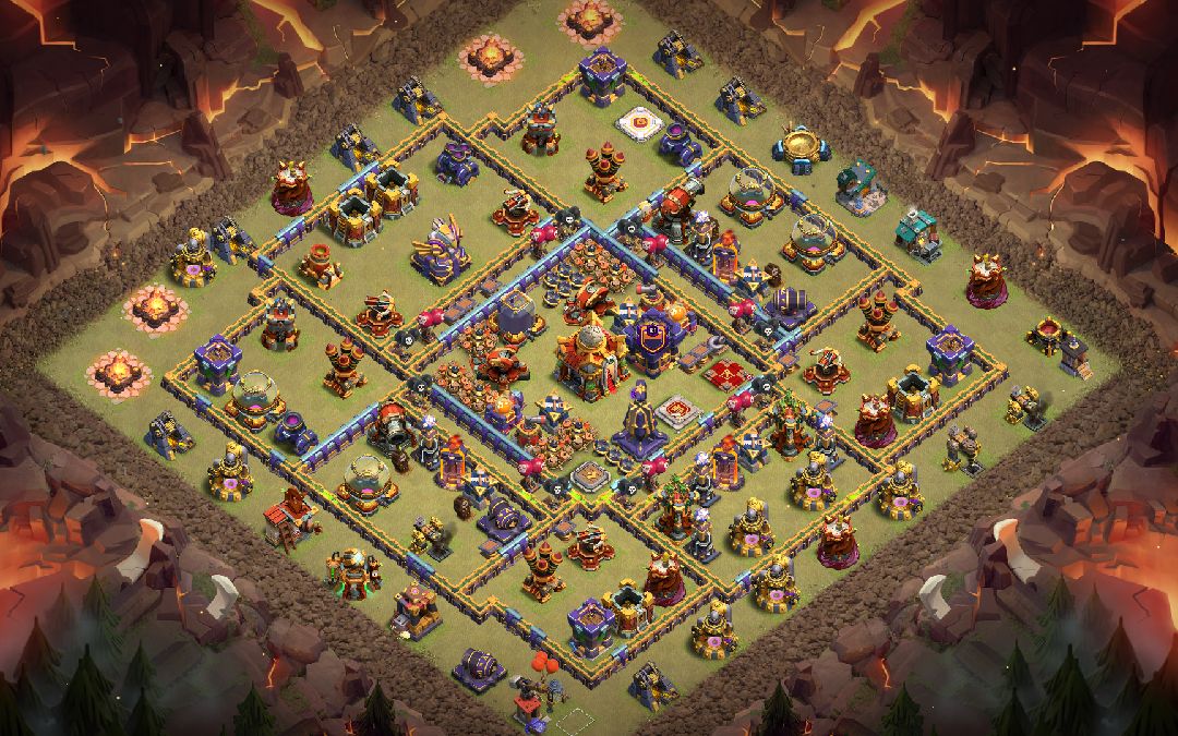 Town Hall 16 War Base layout by XLR8