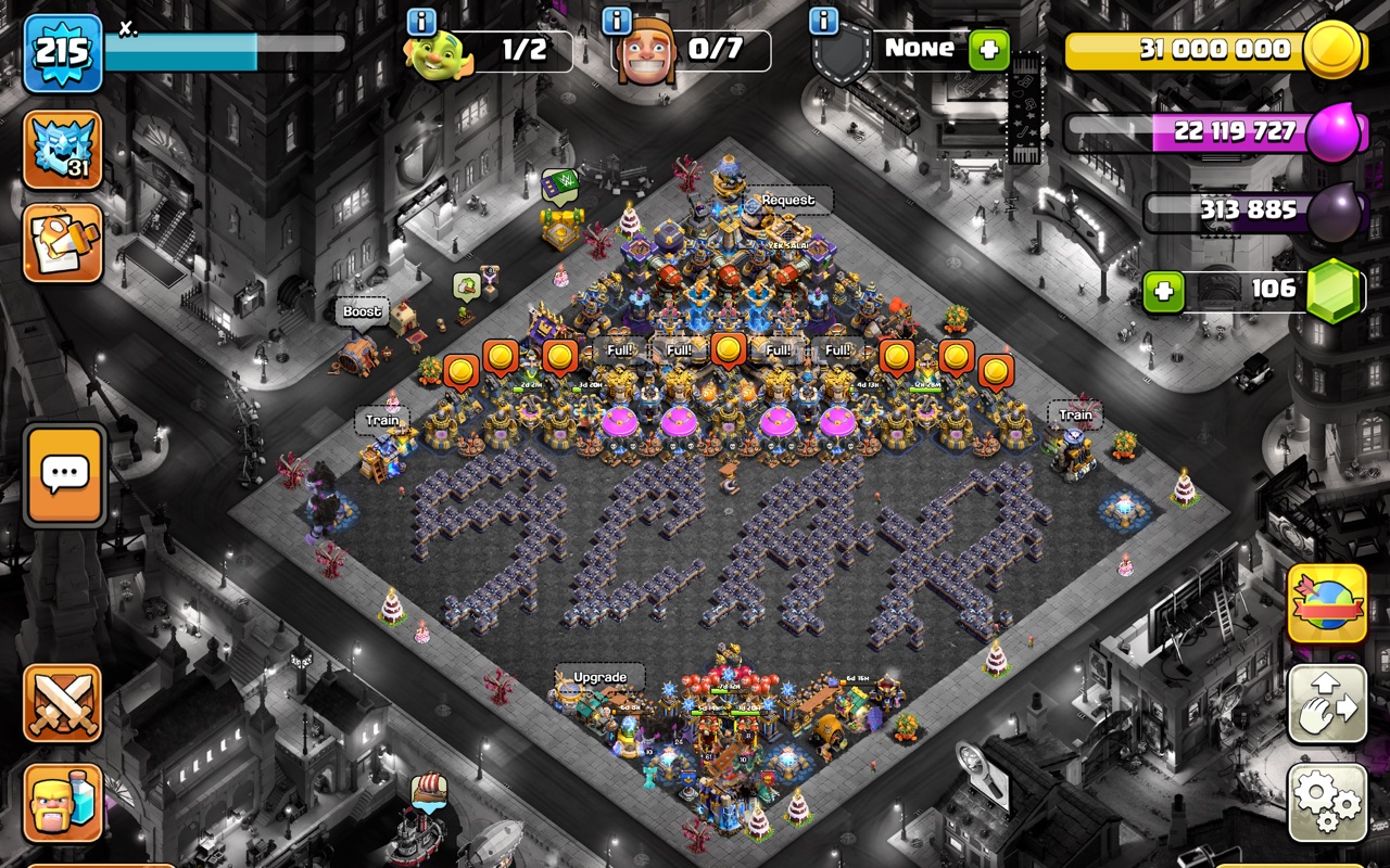 Town Hall 18 Fun Base layout by X