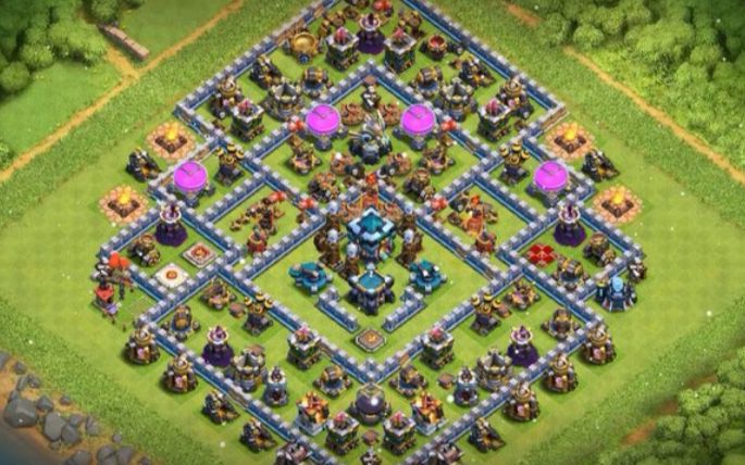 Town Hall 13 Hybrid Base layout by #Perfect_Gammer