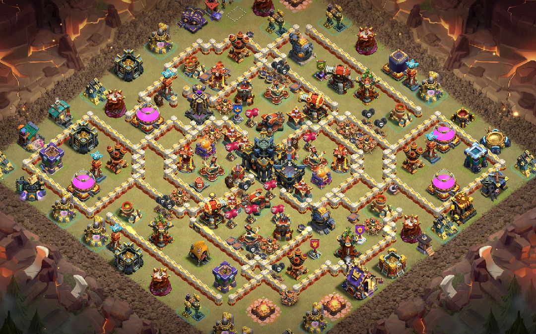 Town Hall 17 Hybrid Base layout by Atilla The Pun