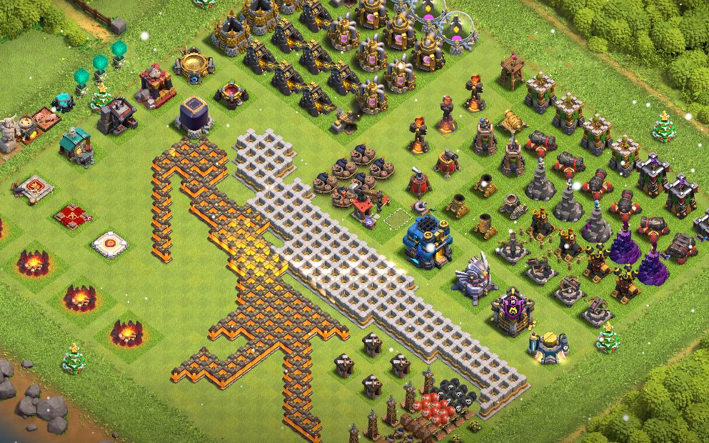 Town Hall 12 Fun Base layout by Ayaa canss