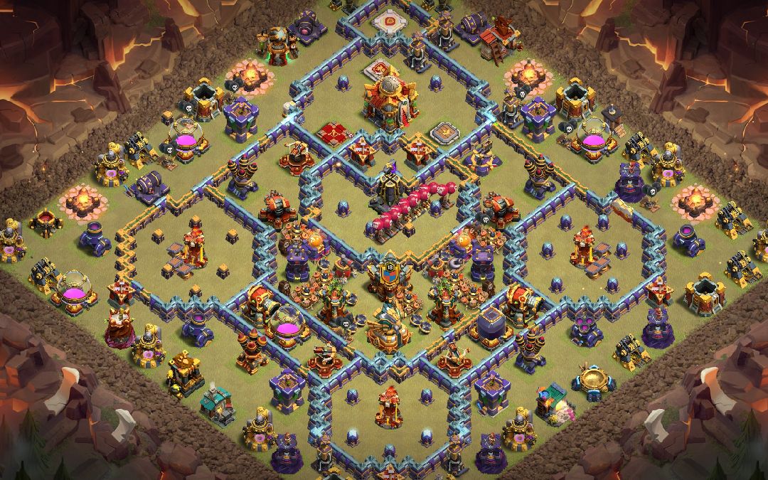 Town Hall 16 War Base layout by Atilla The Pun
