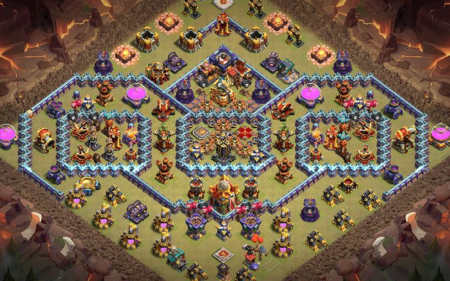 Town Hall 16 Trophy Base layout by XLR8