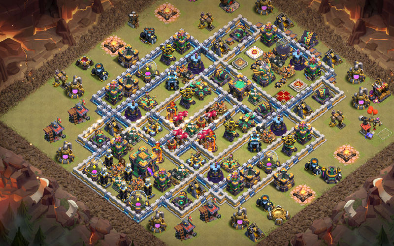 Town Hall 14 War Base layout by XLR8