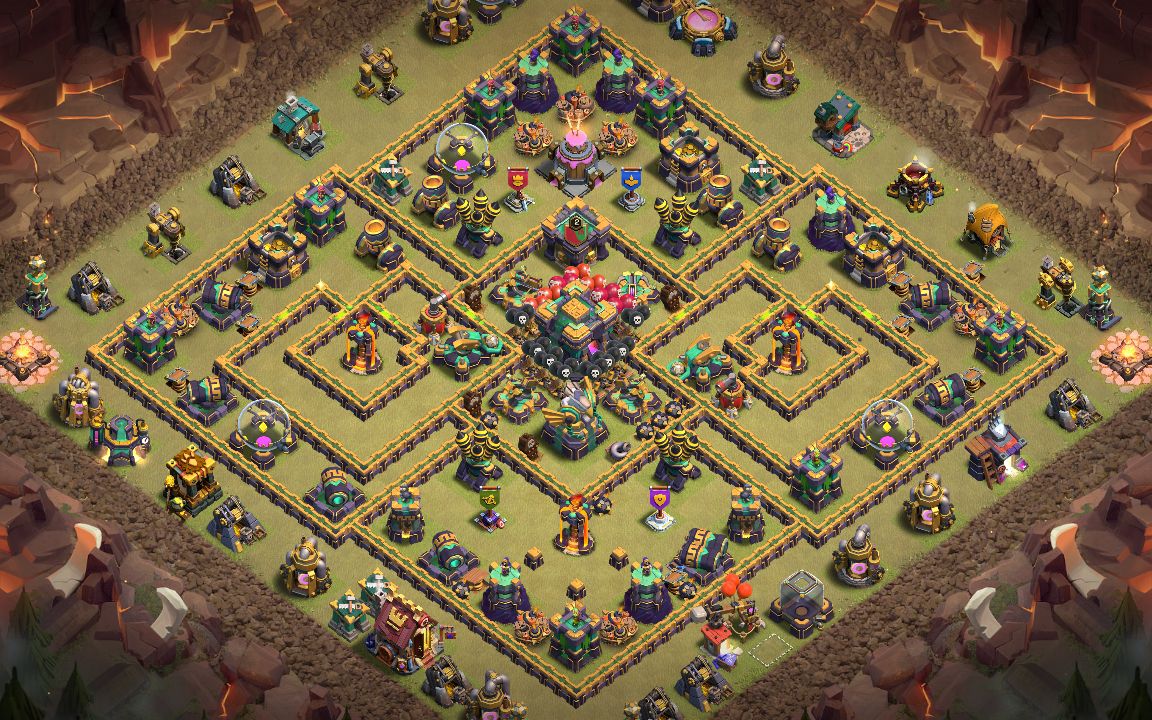 Town Hall 14 War Base layout by ARJUN