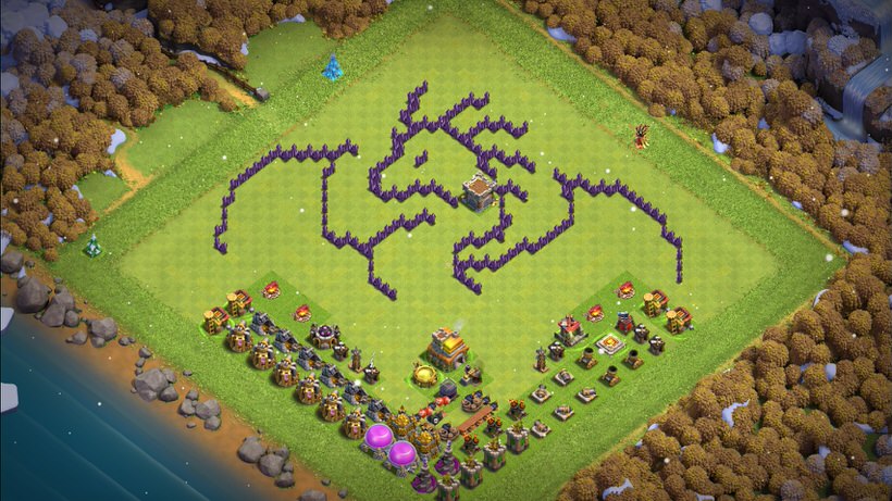Town Hall 7 Fun Base layout by TReX
