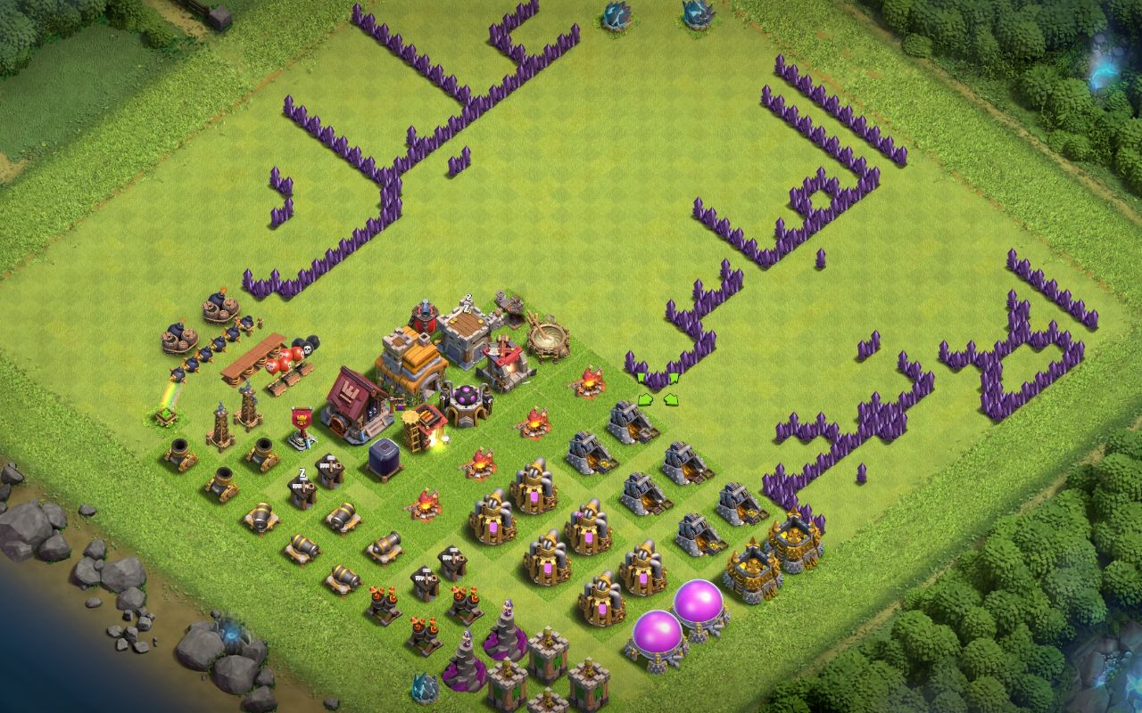 Town Hall 7 Fun Base layout by فضل