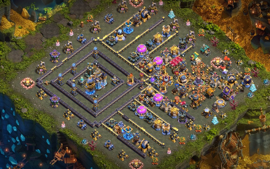 Town Hall 18 War Base layout by [::MJCC::]