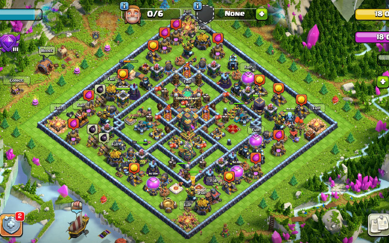 Town Hall 14 Farming Base layout by ReyDen