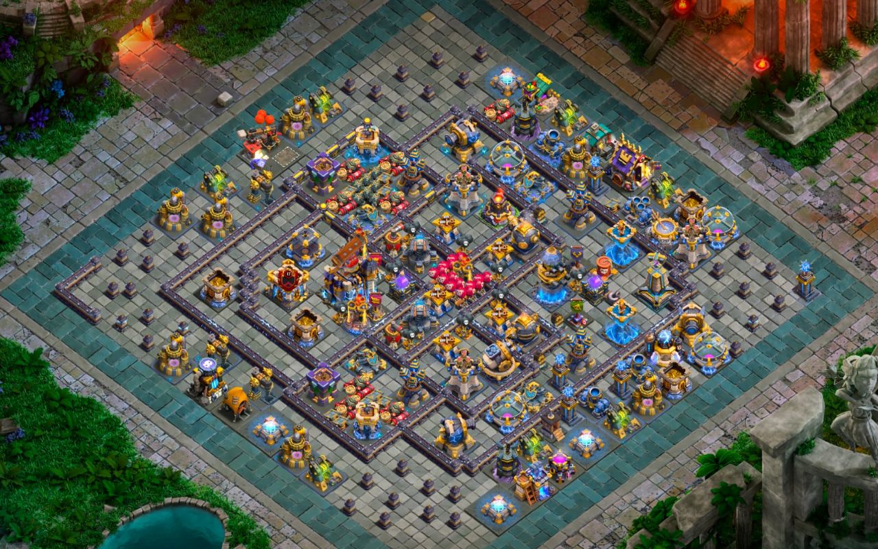 Town Hall 18 Trophy Base layout by XLR8