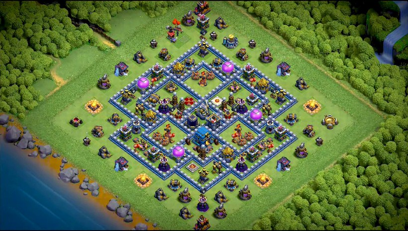 Town Hall 12 Trophy Base layout by TReX