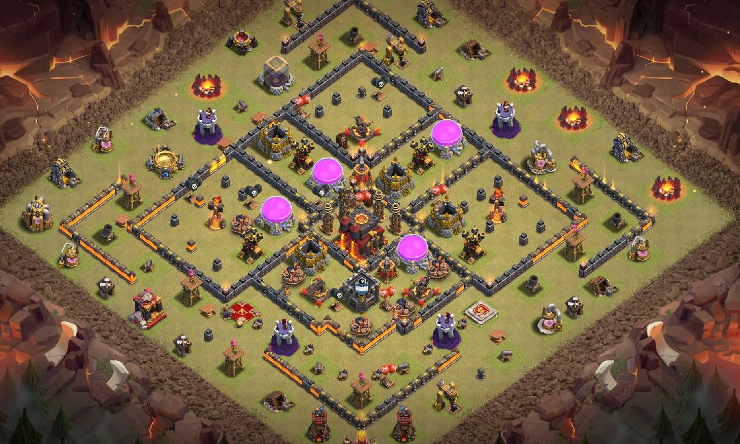 Town Hall 10 War Base layout by BeaTrix™