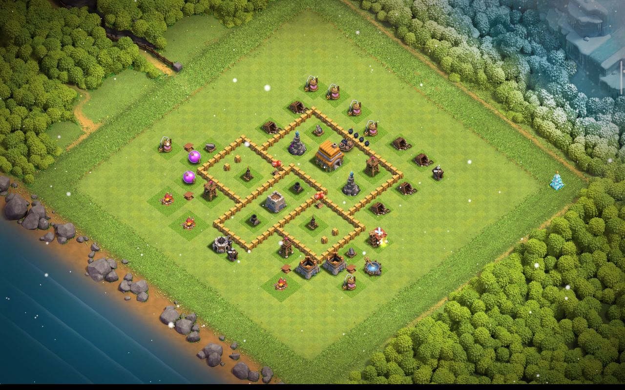 Town Hall 6 War Base layout by ادخل الكلان اذه أنته عربي ومنور