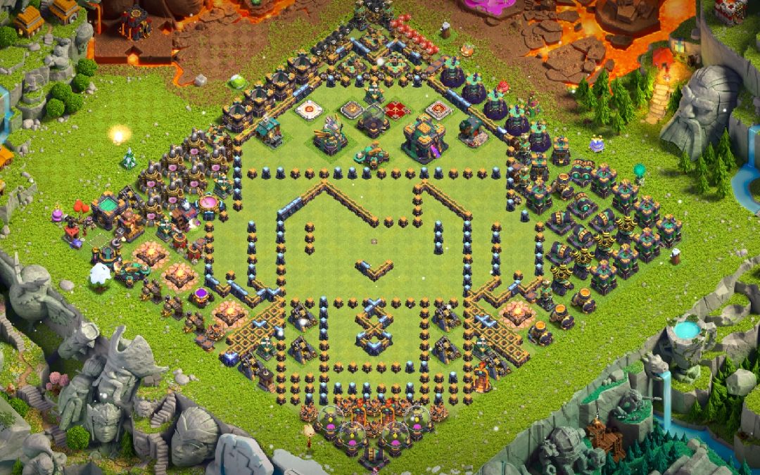 Town Hall 14 War Base layout by XLR8