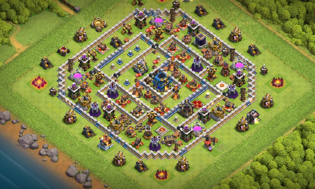 Town Hall 12 Trophy Base layout by OisikPlays