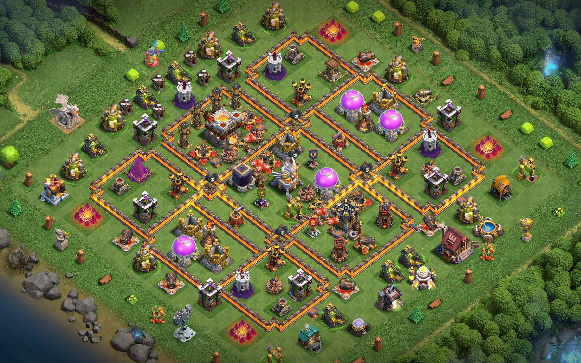 Town Hall 11 Trophy Base layout by GAKS