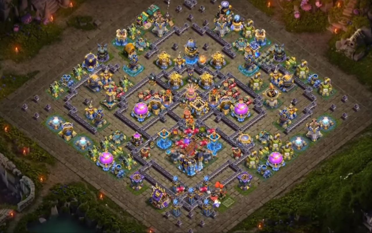 Town Hall 18 War Base layout by BH10