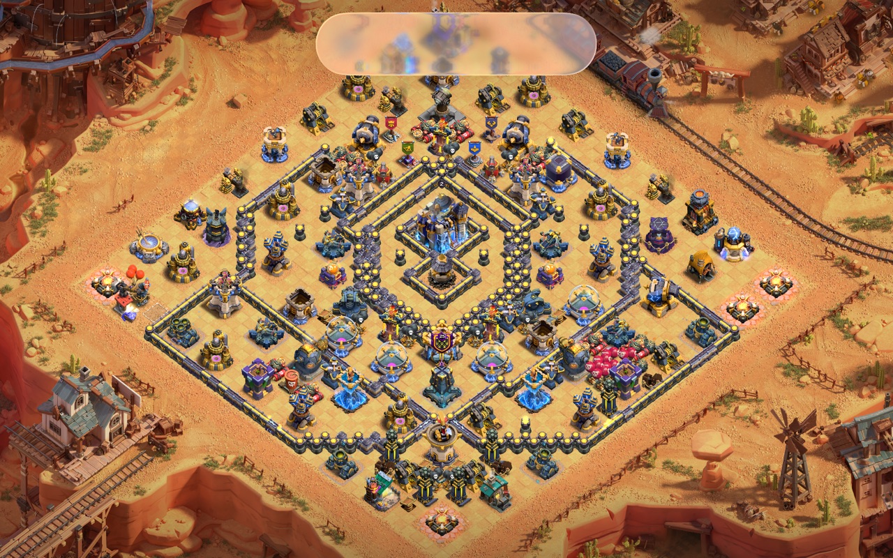 Town Hall 18 War Base layout by Kings Villa
