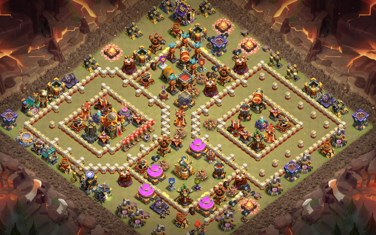Town Hall 16 War Base layout by Sheikh Sadik