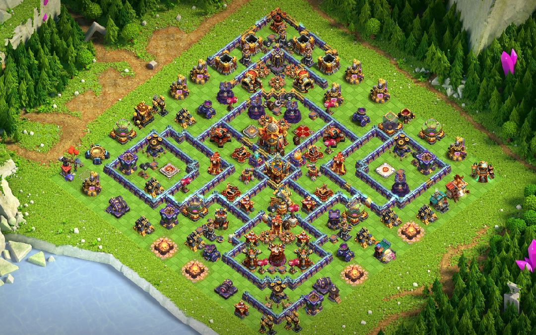 Town Hall 16 War Base layout by Atilla The Pun