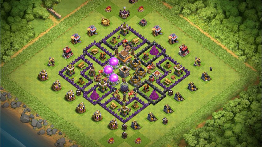 Town Hall 8 Farming Base layout by TReX