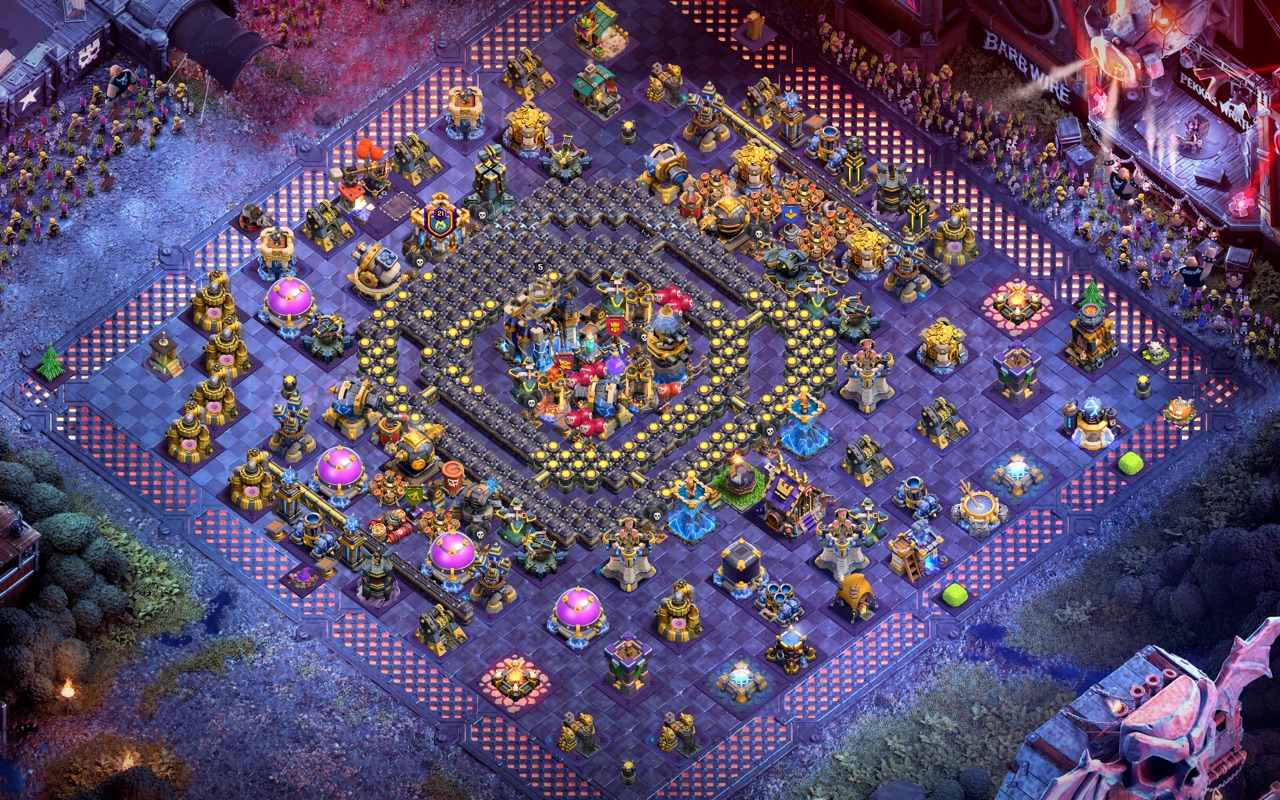 Town Hall 18 CWL Base layout by Mohammed