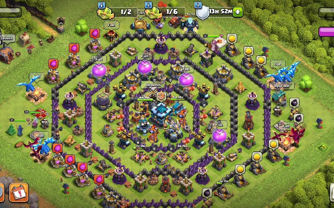 Town Hall 13 Farming Base layout by NTBOSS