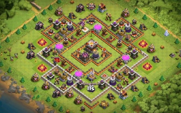 Town Hall 11 Trophy Base layout by #Perfect_Gammer