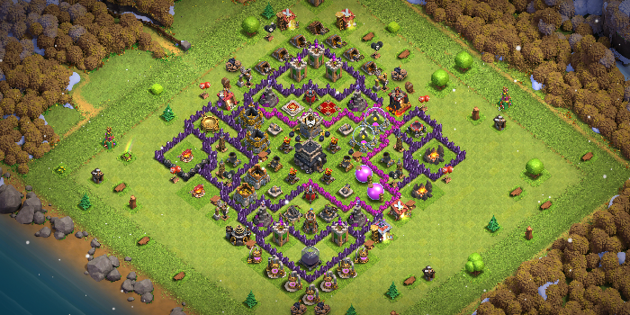 Town Hall 9 Farming Base layout by Ong Baki