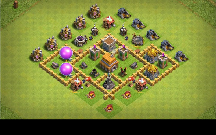 Town Hall 5 War Base layout by User