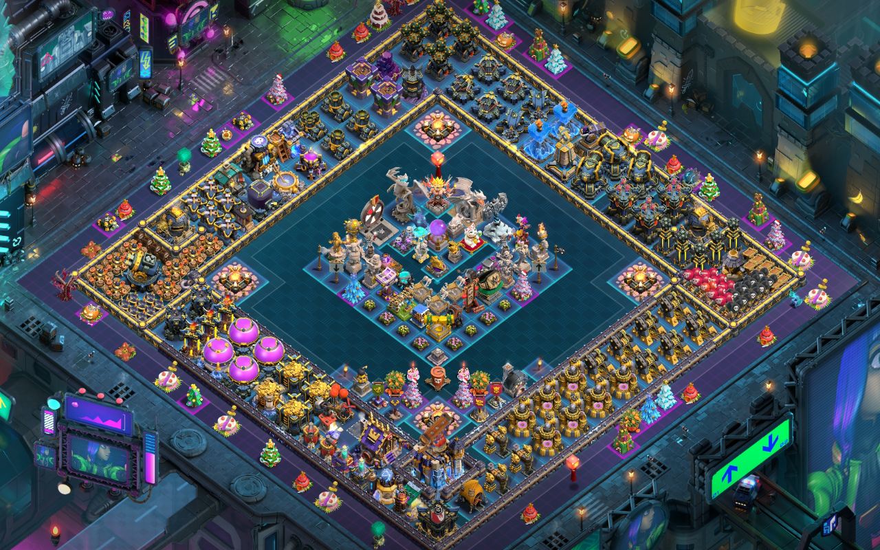 Town Hall 18 Farming Base layout by GenSPX