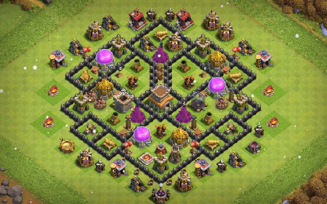 Town Hall 8 Farming Base layout by ardean