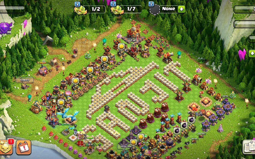Town Hall 16 War Base layout by User