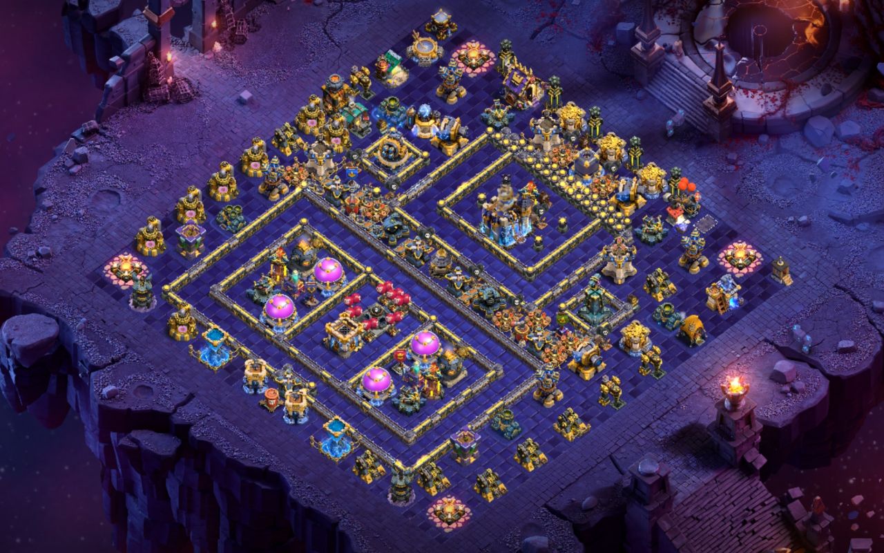 Town Hall 18 Trophy Base layout by BIOSHOCK