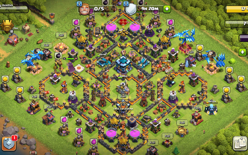 Town Hall 13 War Base layout by 乛AヤNEOヤX乛