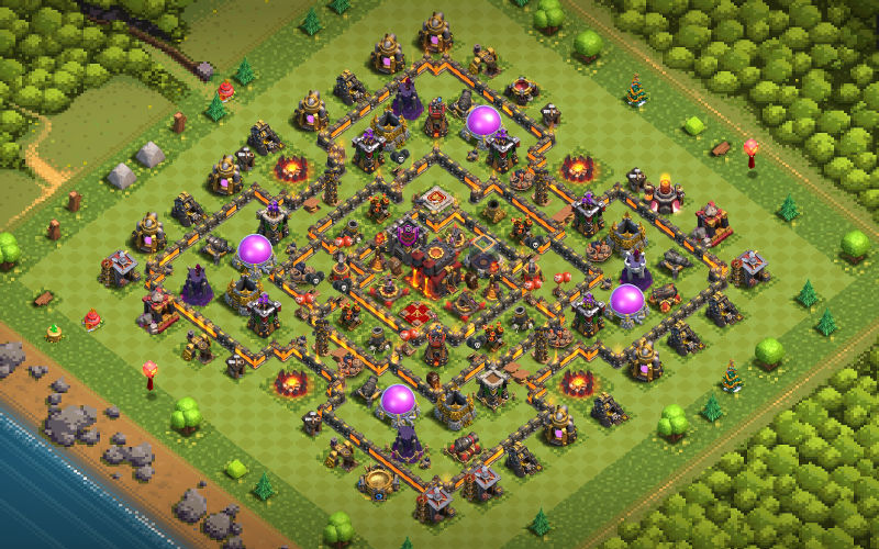 Town Hall 10 Farming Base layout by USER2056903