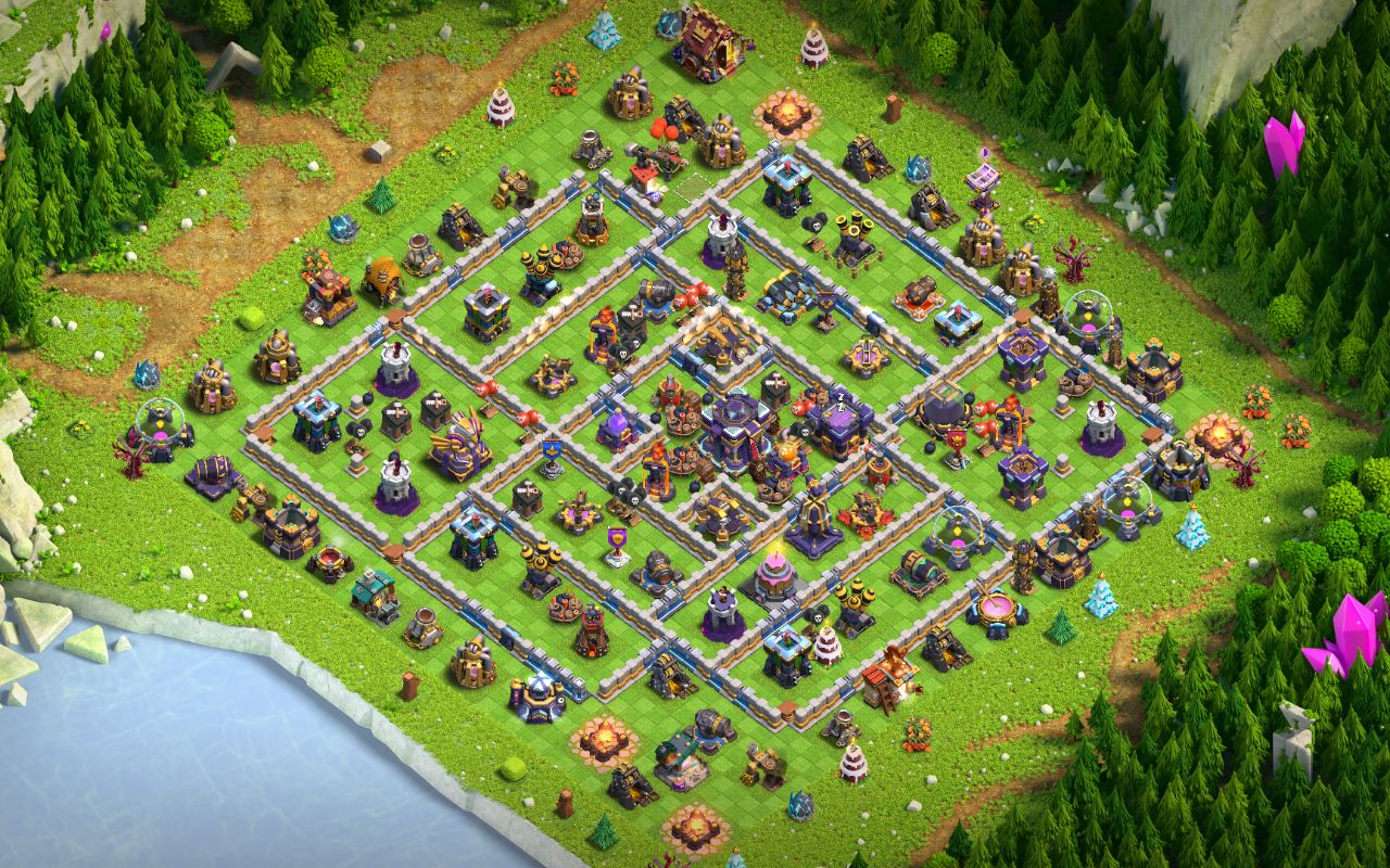Town Hall 15 War Base layout by Sheikh Sadik
