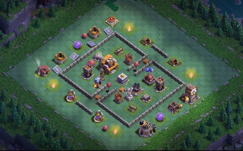 Builder Hall 5 Builder Base layout by ™ANIK_♚100